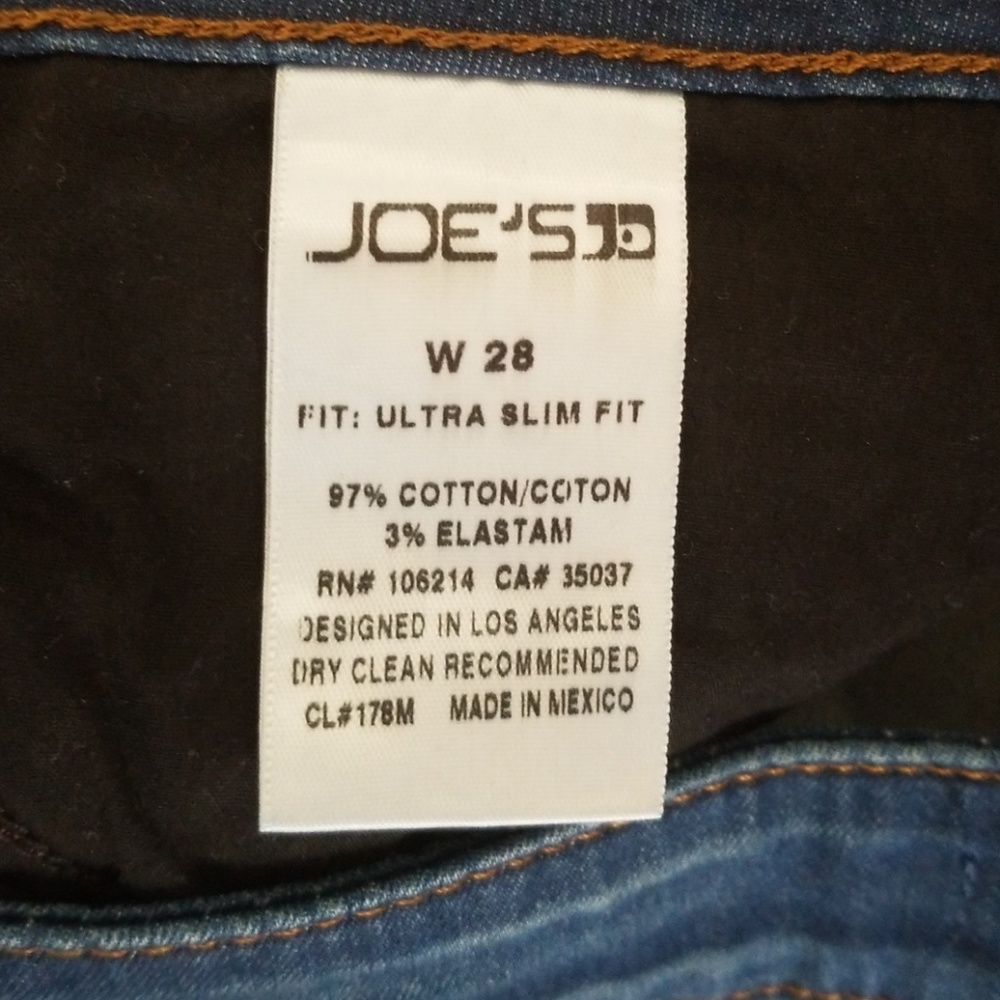 Joe's Denim Blue Skinny Jeans Size 28 - Picture 5 of 8
